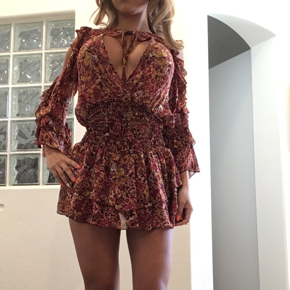 Blue life romper